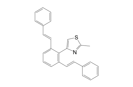 4-(2,6-distyrylphenyl)-2-methylthiazole