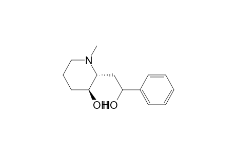 2-Piperidineethanol, 3-hydroxy-1-methyl-.alpha.-phenyl-, [2.alpha.(R*),3.beta.]-(.+-.)-