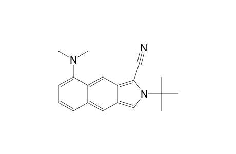 2H-benz[f]isoindole-1-carbonitrile, 8-(dimethylamino)-2-(1,1-dimethylethyl)-