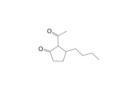 2-Acetyl-3-butyl-1-cyclopentanone