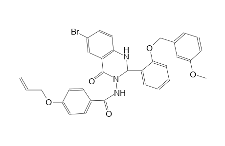 4-(allyloxy)-N-(6-bromo-2-{2-[(3-methoxybenzyl)oxy]phenyl}-4-oxo-1,4-dihydro-3(2H)-quinazolinyl)benzamide