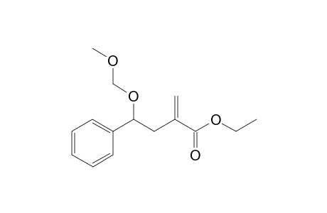 Ethyl 2-(2-methoxymethoxy-2-phenylethyl)propenoate