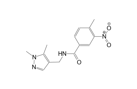 N-[(1,5-dimethyl-1H-pyrazol-4-yl)methyl]-4-methyl-3-nitrobenzamide