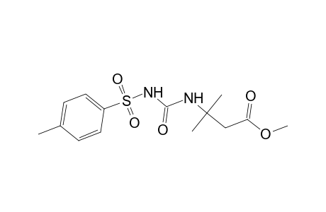 Methyl 3-methyl-3-[(([(4-methylphenyl)sulfonyl]amino)carbonyl)amino]butanoate