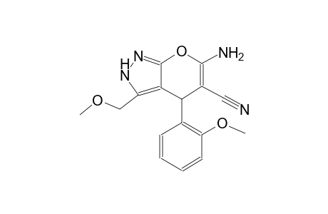 pyrano[2,3-c]pyrazole-5-carbonitrile, 6-amino-2,4-dihydro-3-(methoxymethyl)-4-(2-methoxyphenyl)-