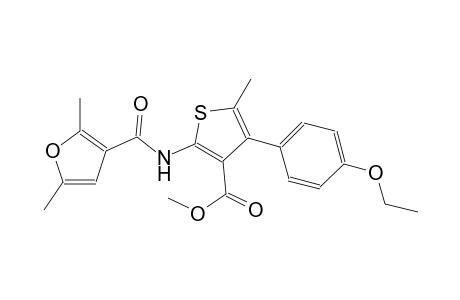 methyl 2-[(2,5-dimethyl-3-furoyl)amino]-4-(4-ethoxyphenyl)-5-methyl-3-thiophenecarboxylate