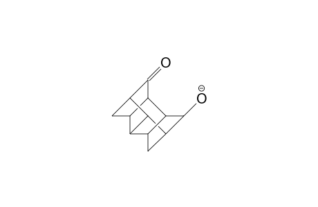 Pentacyclo(6.2.1.1/3,6/.0/2,7/.0/4,10/)dodecan-4-on-9-olate anion