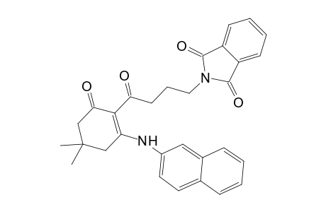 2-[4-keto-4-[6-keto-4,4-dimethyl-2-(2-naphthylamino)cyclohexen-1-yl]butyl]isoindoline-1,3-quinone