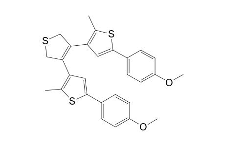 3,4-bis[5'-(p-Methoxyphenyl)-2'-methylthiophen-3'-yl]-2,5-dihydrothiophene