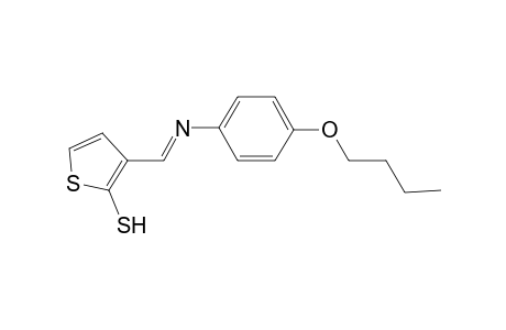 3-((E)-[(4-Butoxyphenyl)imino]methyl)-2-thiophenethiol