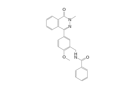 N-[2-methoxy-5-(3-methyl-4-oxo-3,4-dihydro-1-phthalazinyl)benzyl]benzamide