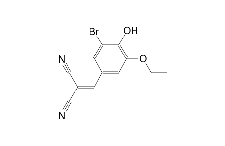 2-(3-bromo-5-ethoxy-4-hydroxybenzylidene)malononitrile