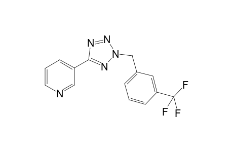 Pyridine, 3-[2-[[3-(trifluoromethyl)phenyl]methyl]-2H-1,2,3,4-tetrazol-5-yl]-