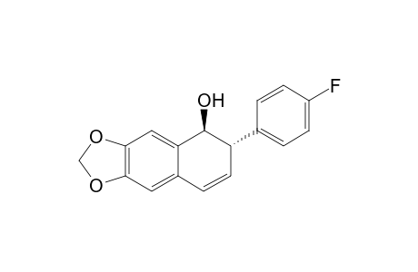 (1S*,2R*)-2-(4-Fluorophenyl)-6,7-merhylenedioxy-1,2-dihydronaphth-1-ol