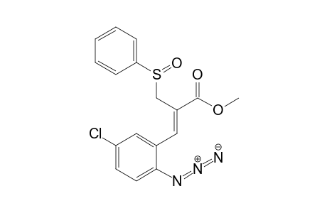 (Z)-Methyl 3-(2-azido-5-chlorophenyl)-2-(phenylsulfinylmethyl)propenoate