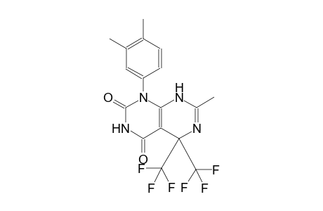 1-(3,4-dimethylphenyl)-7-methyl-5,5-bis(trifluoromethyl)-5,8-dihydropyrimido[4,5-d]pyrimidine-2,4(1H,3H)-dione