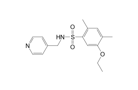 5-Ethoxy-2,4-dimethyl-N-(pyridin-4-ylmethyl)benzene-1-sulfonamide