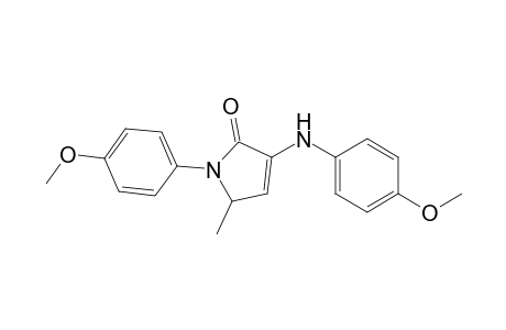 5-Methyl-1-(p-methoxyphenyl)-3-(p-methoxyphenylamino)-1,5-dihydro-2H-pyrrol-2-one