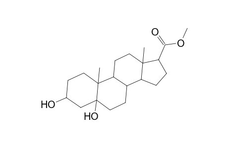 Androstane-17-carboxylic acid, 3,5-dihydroxy-, methyl ester, (3.beta.,5.alpha.,17.beta.)-
