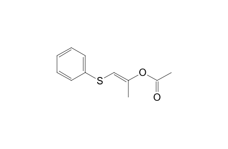 1-Propen-2-ol, 1-(phenylthio)-, acetate, (E)-