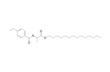 L-Alanine, N-(4-ethylbenzoyl)-, tetradecyl ester