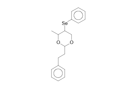 4-Methyl-2-phenethyl-5-phenylselanyl-[1,3]dioxane