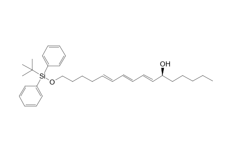 (6S,7E,9E,11E)-16-(tert-Butyldiphenylsilanyloxy)-hexadeca-7,9,11-trien-6-ol