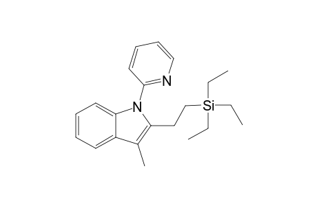 2-{2-(Triethylsilyl)ethyl}-3-methyl-1-(pyridin-2-yl)-1H-indole
