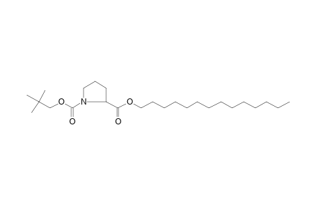 D-Proline, N-neopentyloxycarbonyl-, tetradecyl ester