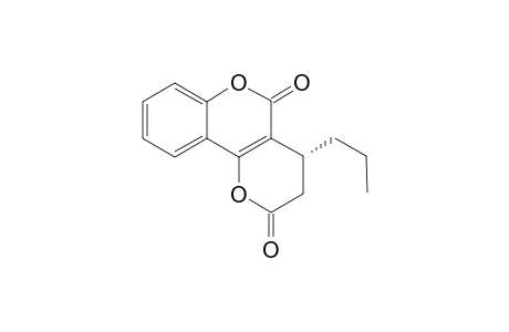 (4R)-4-Propyl-3,4-dihydropyrano[3,2-c]-chromene-2,5-dione