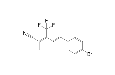 2-Methyl-5-(4-bromophenyl)-3-(trifluoromethyl)penta-2Z,4E-dienenitrile