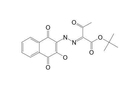TERT.-BUTYL-2-[(3-HYDROXY-1,4-DIOXO-1,4-DIHYDRO-NAPHTHALEN-2-YL)-HYDRAZONO]-3-OXO-BUTYRATE