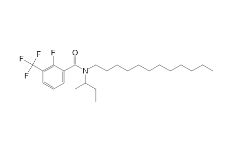 Benzamide, 2-fluoro-3-trifluoromethyl-N-(2-butyl)-N-dodecyl-