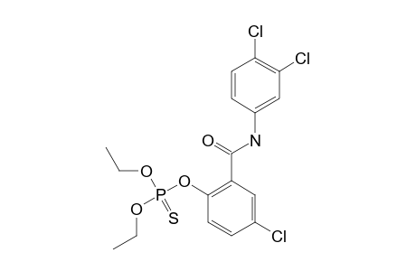 O-[4-CHLORO-2-[(3,4-DICHLOROPHENYL)-CARBAMOYL]-PHENYL]-O,O-DIETHYL-PHOSPHOROTHIOATE