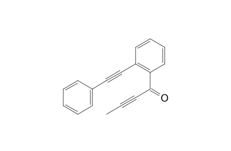 1-(2-(phenylethynyl)phenyl)but-2-yn-1-one