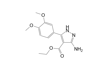 ethyl 3-amino-5-(3,4-dimethoxyphenyl)-1H-pyrazole-4-carboxylate