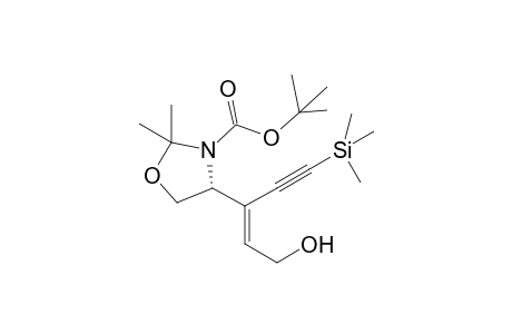 (1'R)-E-3-(2N,4O-N-tert-Butyloxycarbonyl-3,3-dimethyloxazolidinyl)-5-trimethylsilyl-2-penten-4-yn-1-ol