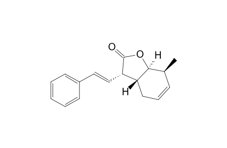 (+,-)-(3.alpha.,3a.beta.,7.beta.,7a.alpha.)-3a,4,7,7a-tetrahydro-3-(2-phenylethenyl)-7-methyl-2(3H)-benzofuranone