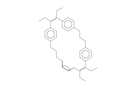 10,11,27,28-Tetraethyl[3.2.3.2]paracyclophane-10,27-diene