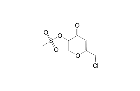6-(Chloromethyl)-3-mesyloxy-4H-pyran-4-one