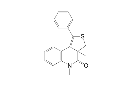 3a,5-Dimethyl-1-(o-tolyl)-3,3a-dihydrothieno[3,4-c]quinolin-4(5H)-one