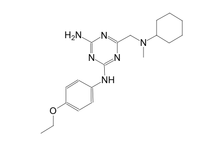 6-{[cyclohexyl(methyl)amino]methyl}-N~2~-(4-ethoxyphenyl)-1,3,5-triazine-2,4-diamine