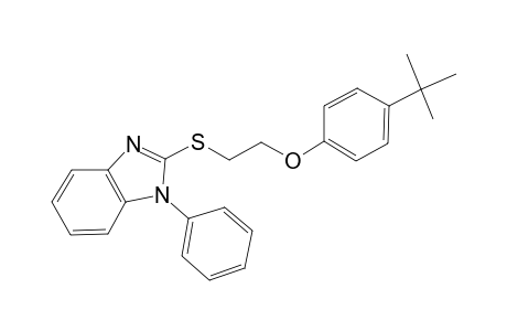 2-[2-(4-tert-butylphenoxy)ethylsulfanyl]-1-phenyl-benzimidazole