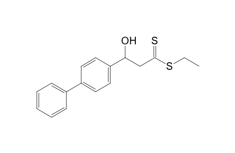 Ethyl 3-(4-biphenylyl)-3-hydroxypropanedithioate