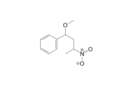1-(1-Methoxy-3-nitrobutyl)benzene