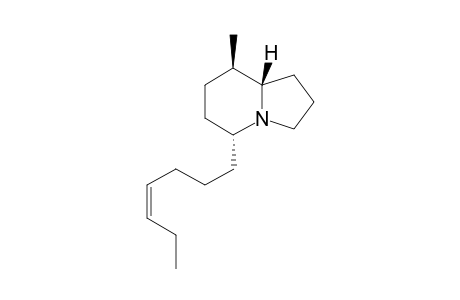(5R,8R,8aS)-8-Methyl-5-[4-(Z)-heptenyl]octahydroindolidine