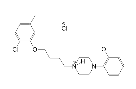 1-[4-(2-chloro-5-methylphenoxy)butyl]-4-(2-methoxyphenyl)piperazin-1-ium chloride