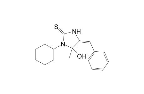 4-Benzylidene-1-cyclohexyl-5-hydroxy-5-methyl imidazolidine-2-thione