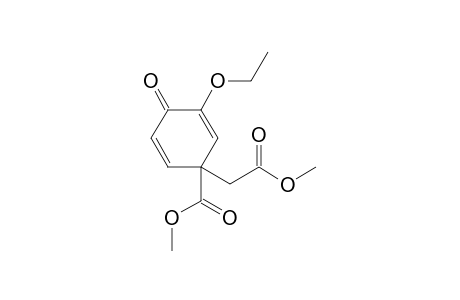Methyl 2-[3'-ethoxy-1'-(methoxycarbonyl)-4'-oxo-2',5'-cyclohexadienyl]-acetate