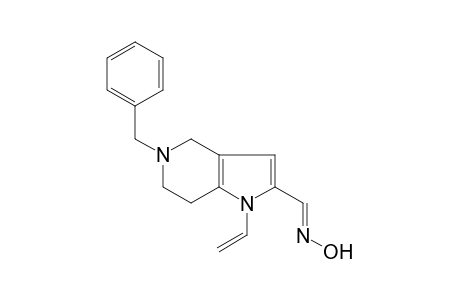 5-Benzyl-1-vinyl-4,5,6,7-tetrahydro-1H-pyrrolo[3,2-c]pyridine-2-carbaldehyde oxime